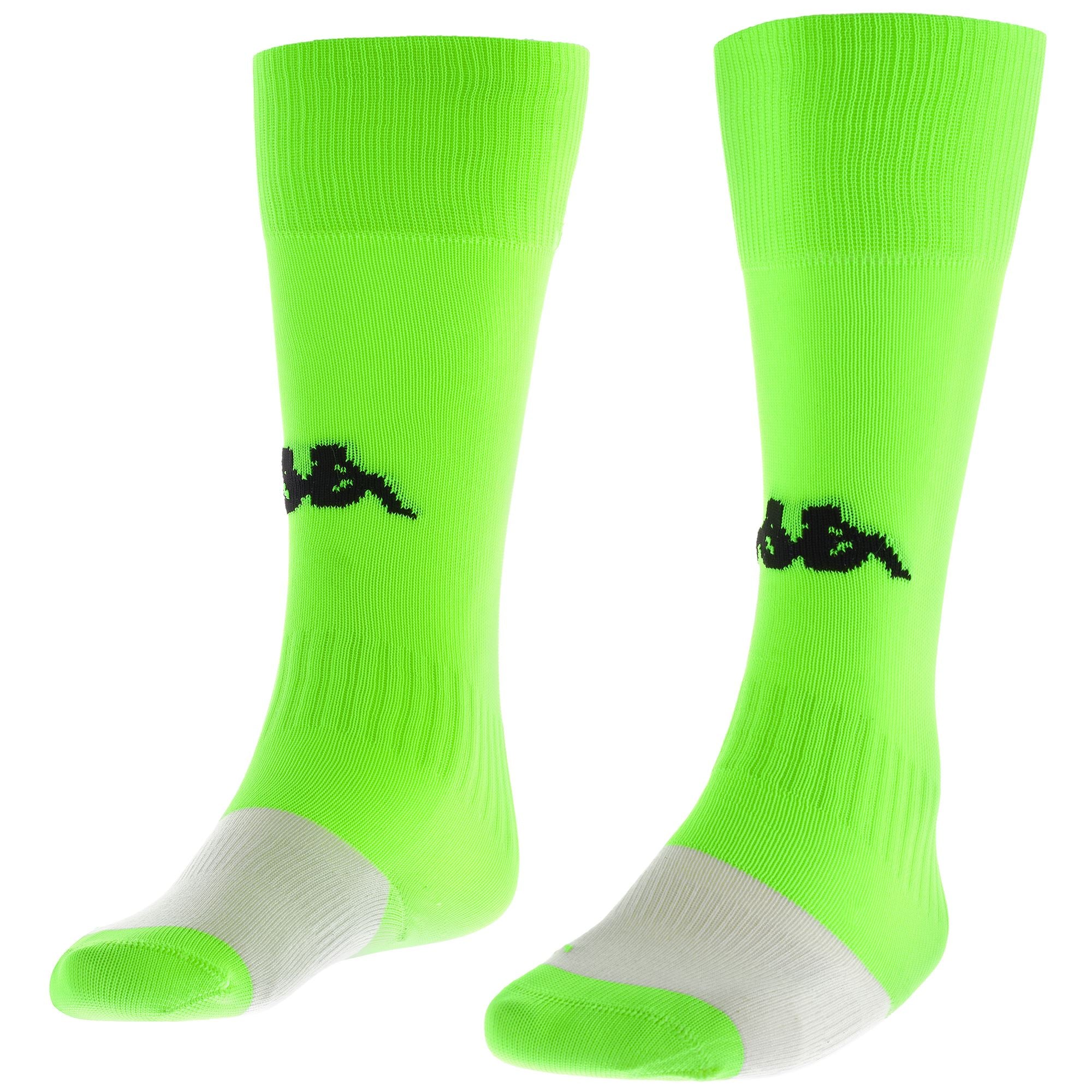 KAPPA4FOOTBALL WULGAR 3PACK - Socks - Knee High Sock - Man - NEON GREEN