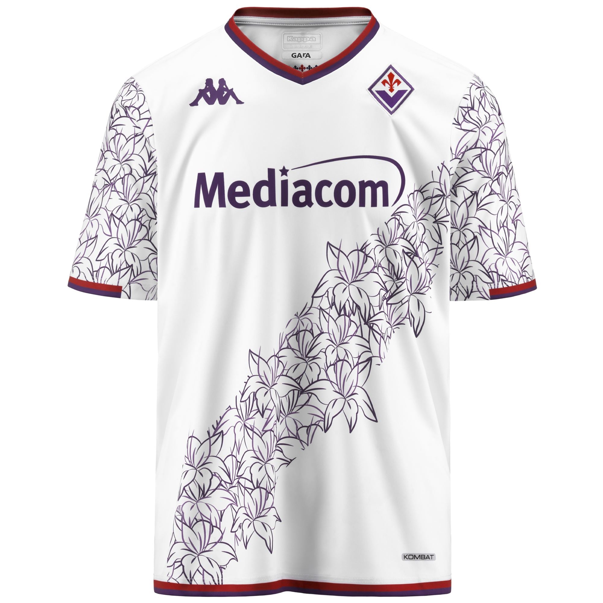 ACF Fiorentina Club Soccer Football Men's T Tee Shirt Handmade Team Sports  white