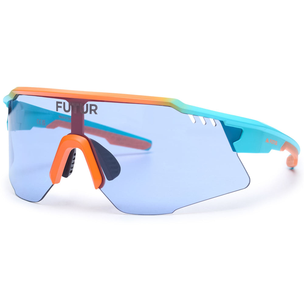 Glasses Unisex DIABLO Sunglasses GRADIENT ORANGE BLUE - BL2 Dressed Front (jpg Rgb)	