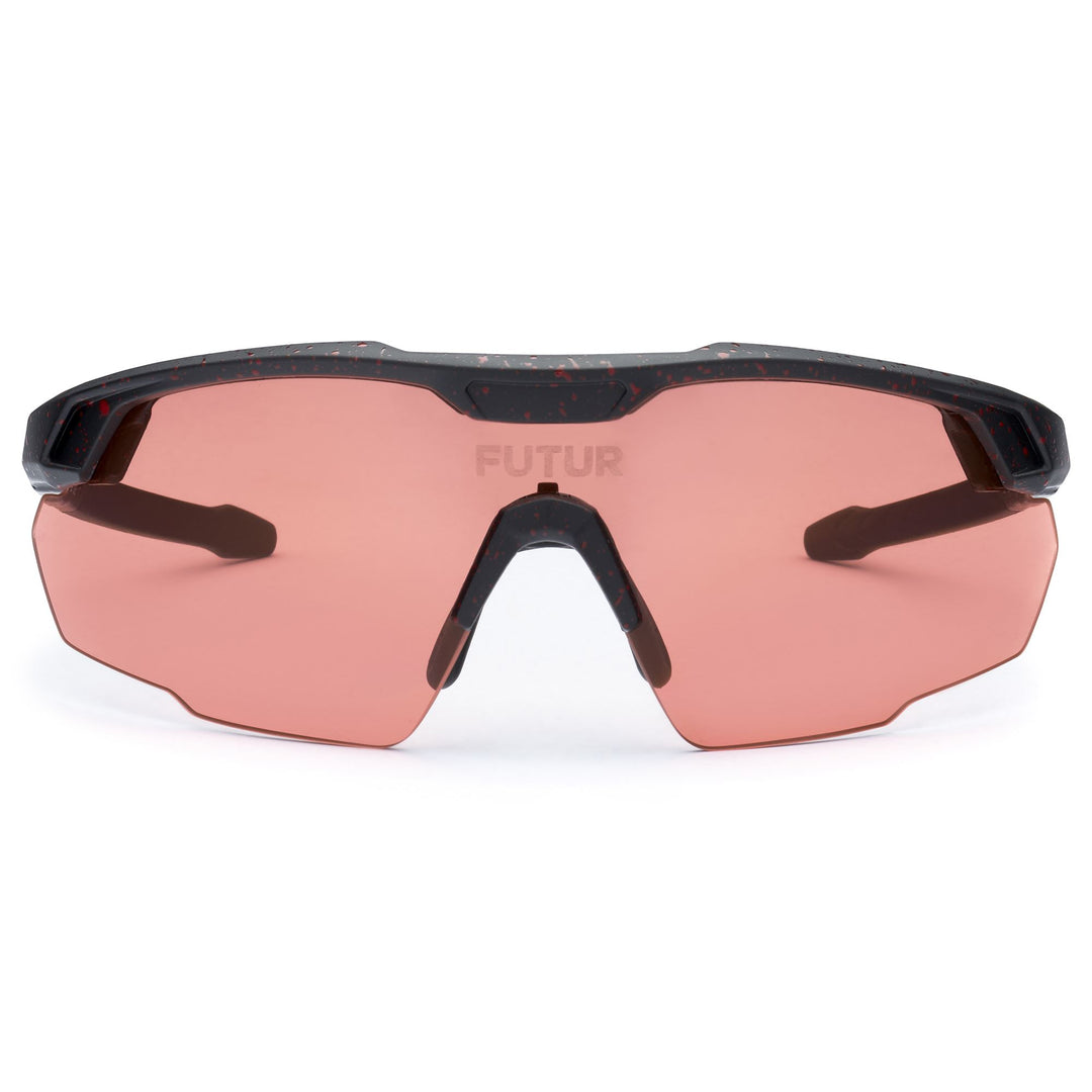 Glasses Unisex ROGER Sunglasses SPECKLE BLACK ORANGE - OR2 Photo (jpg Rgb)			