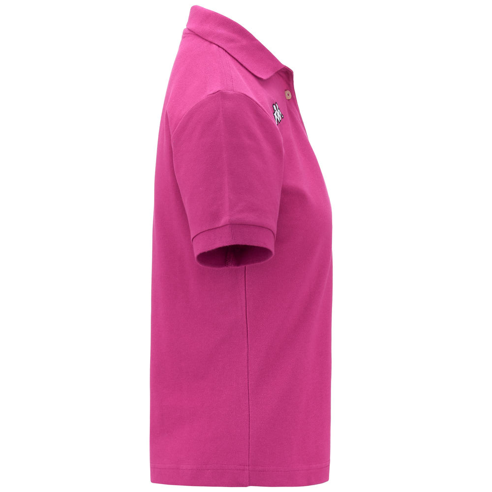Polo Shirts Woman LOGO   SHARAS WSS Polo FUCHSIA Dressed Front (jpg Rgb)	