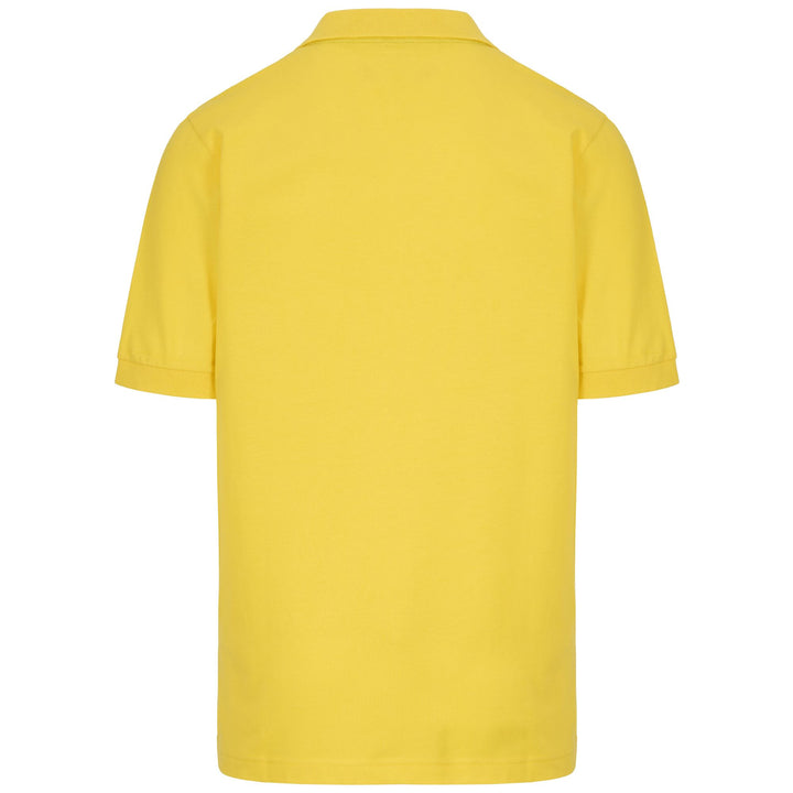 Polo Shirts Man LOGO HOLIVER MSS Polo YELLOW LEMON - BLUE NAVY Dressed Side (jpg Rgb)		