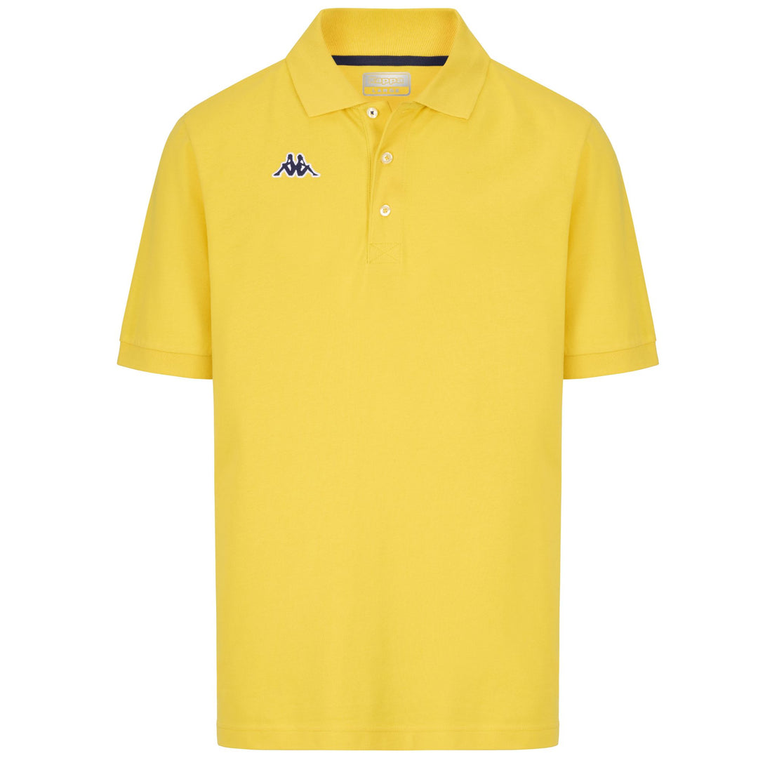 Polo Shirts Man LOGO HOLIVER MSS Polo YELLOW LEMON - BLUE NAVY Photo (jpg Rgb)			