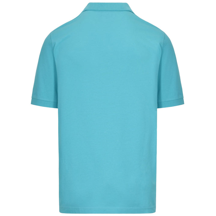 Polo Shirts Man LOGO HOLIVER MSS Polo TURQUOISE Dressed Side (jpg Rgb)		