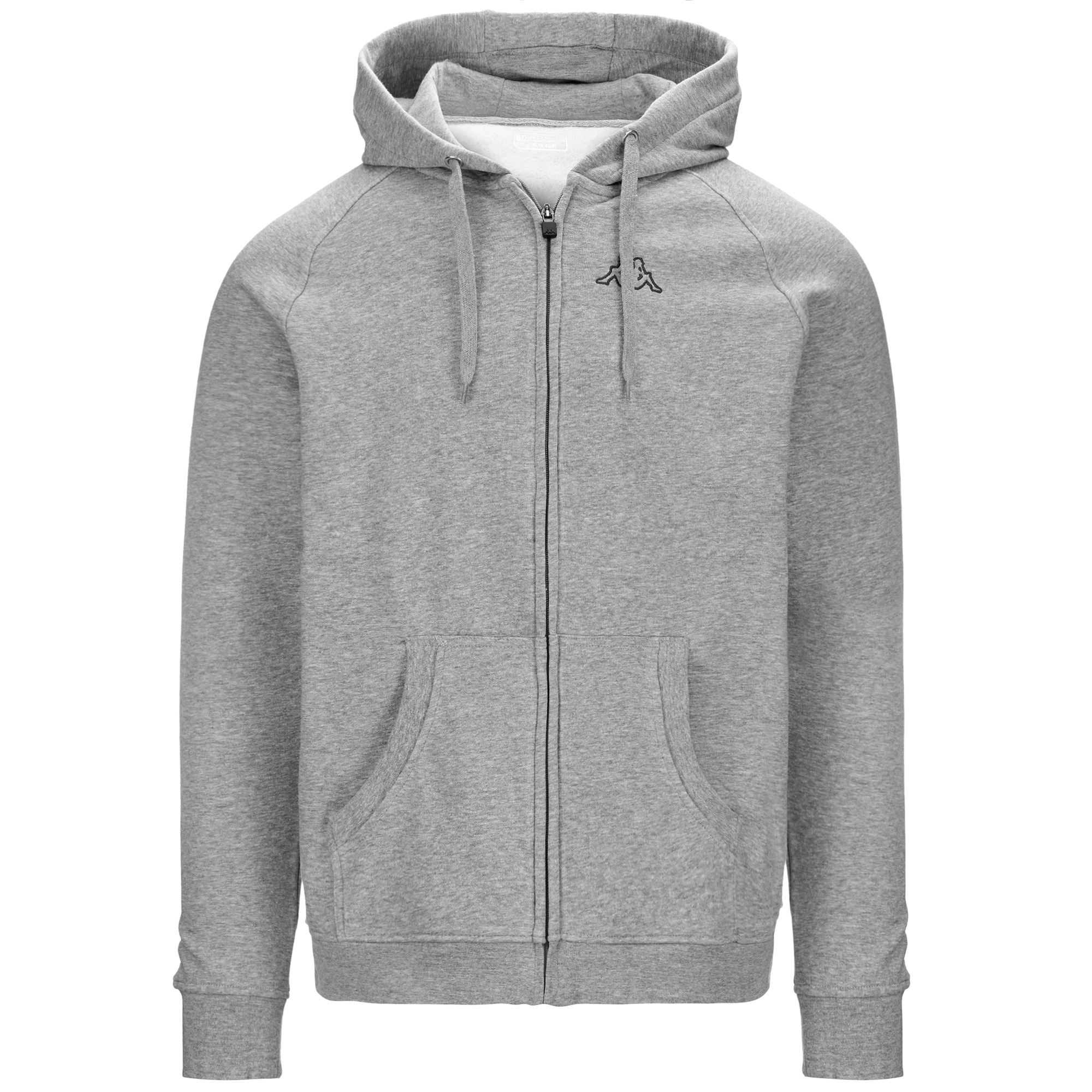 Kappa Track buy Jacket Men’s Full-zip Athletic Grey Embroidered Sweatshirt (L)