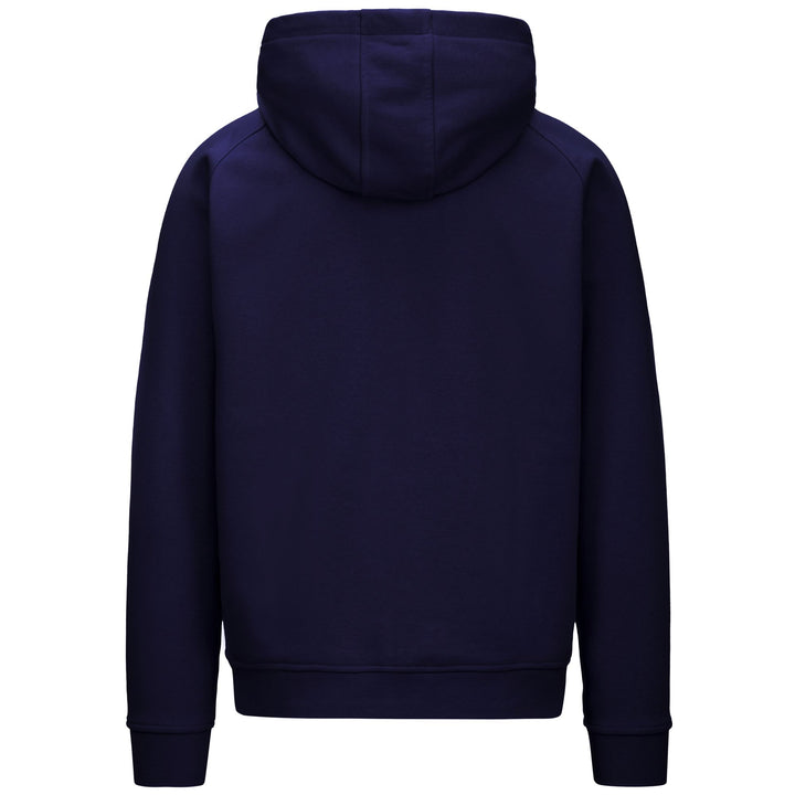 Fleece Man LOGO JACK SLIM Hoodie Full Zip BLUE MARITIME Dressed Side (jpg Rgb)		