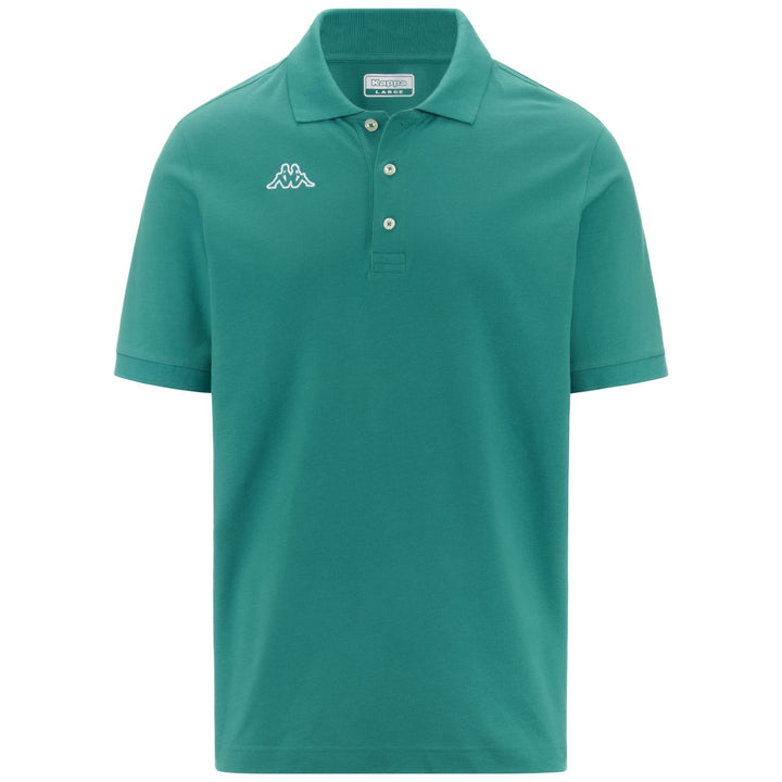 Polo Shirts Man LOGO  LIFE MSS Polo GREEN COLUMBIA Photo (jpg Rgb)			