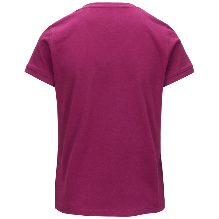 T-ShirtsTop Woman LOGO  CABOU T-Shirt VIOLET WINE Dressed Side (jpg Rgb)		