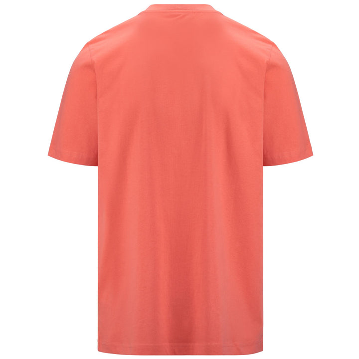 T-ShirtsTop Man LOGO  KORPO CROMEN T-Shirt ORANGE CAMELIA Dressed Side (jpg Rgb)		