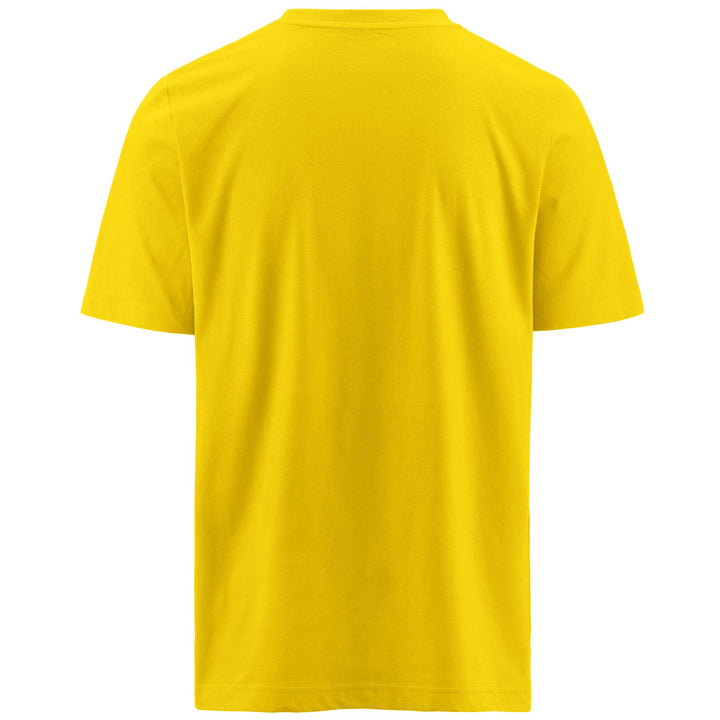 T-ShirtsTop Man LOGO  KORPO CROMEN T-Shirt YELLOW CHROME Dressed Side (jpg Rgb)		