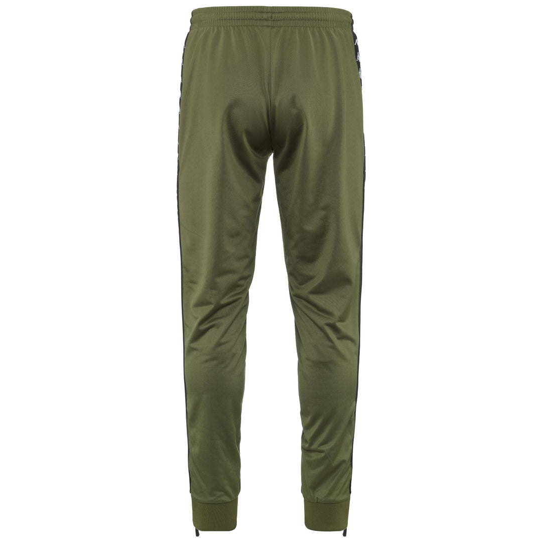 Pants Man 222 BANDA RASTORIA SLIM Sport Trousers GREEN PARSLEY Dressed Side (jpg Rgb)		