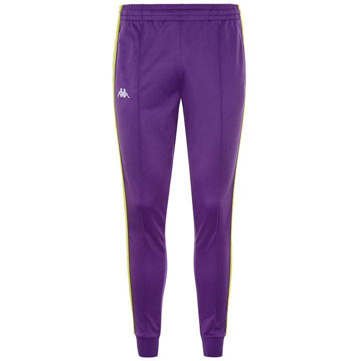 Pants Man 222 BANDA   RASTORIA SLIM Sport Trousers VIOLET INDIGO - LIME Photo (jpg Rgb)			