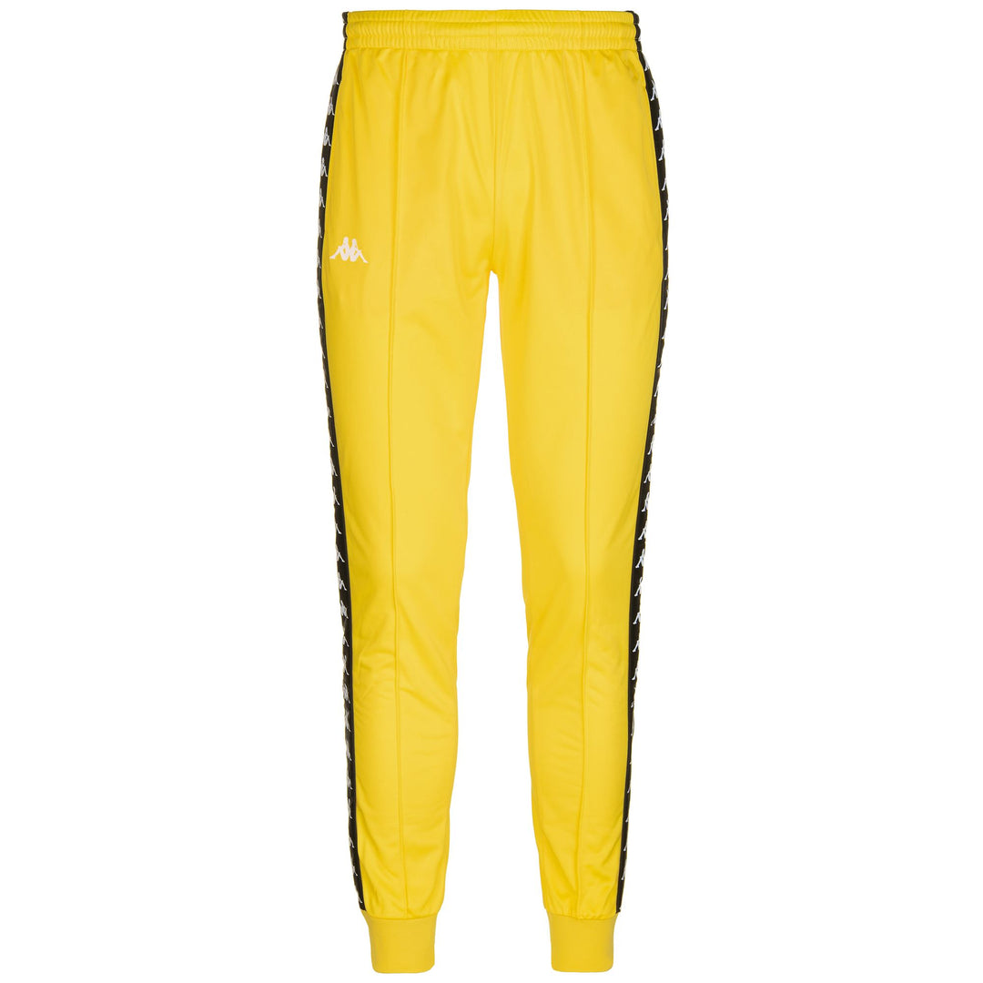 Pants Man 222 BANDA   RASTORIA SLIM Sport Trousers YELLOW - BLACK Photo (jpg Rgb)			