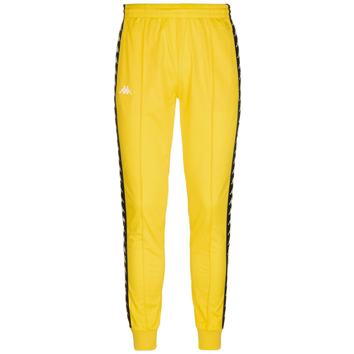 Pants Man 222 BANDA   RASTORIA SLIM Sport Trousers YELLOW - BLACK Photo (jpg Rgb)			