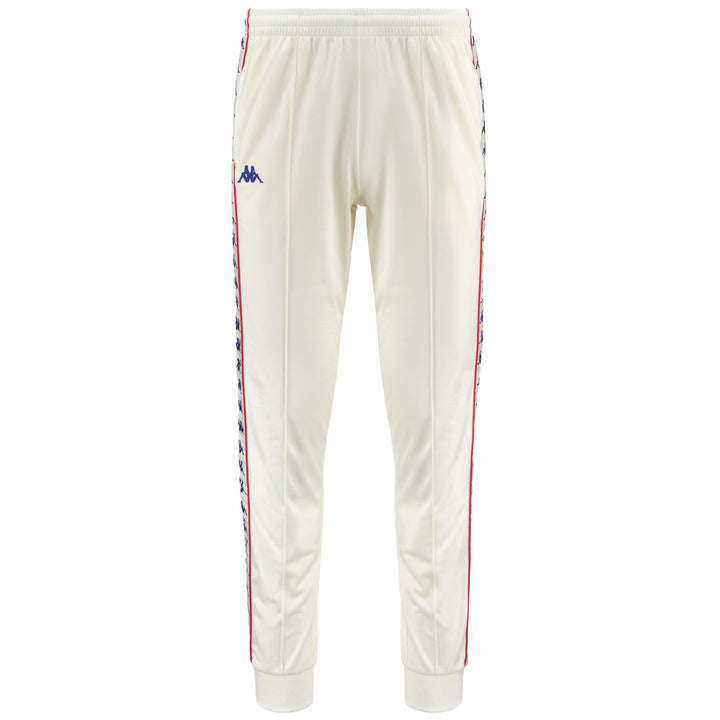 Pants Man 222 BANDA   RASTORIA SLIM Sport Trousers WHITE ANTIQUE-BLUE ROYAL-RED Photo (jpg Rgb)			