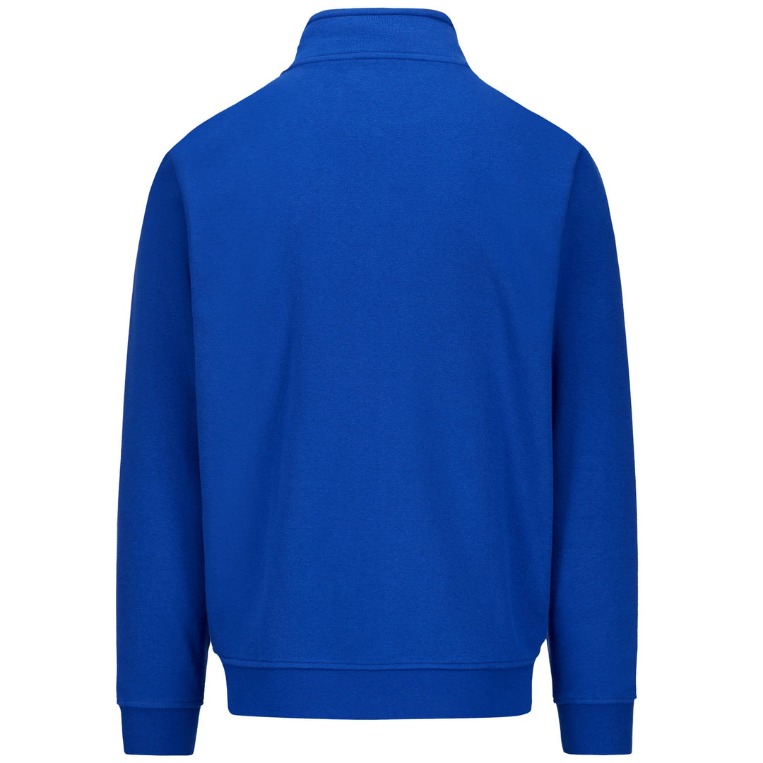 Fleece Man LOGO KORPO ZENTIL Jacket BLUE ROYAL Dressed Side (jpg Rgb)		