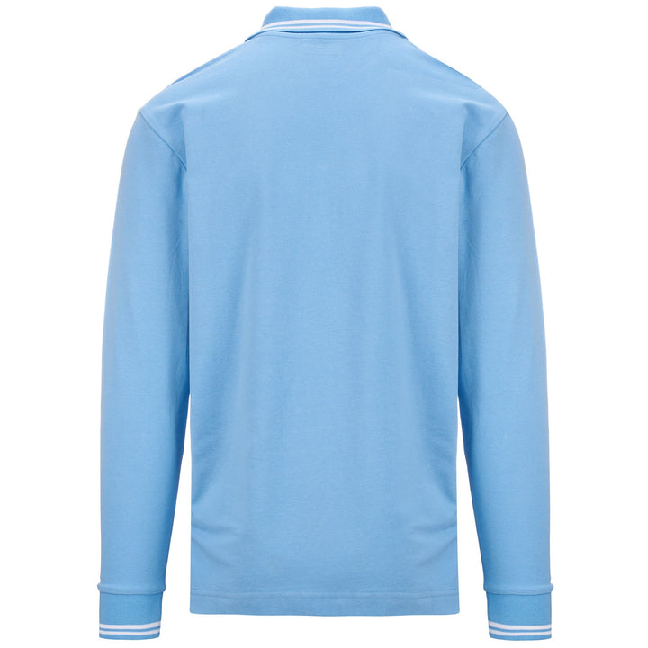 Polo Shirts Man LOGO  MALTAX 5 MLS Polo BLUE DUSK Dressed Side (jpg Rgb)		