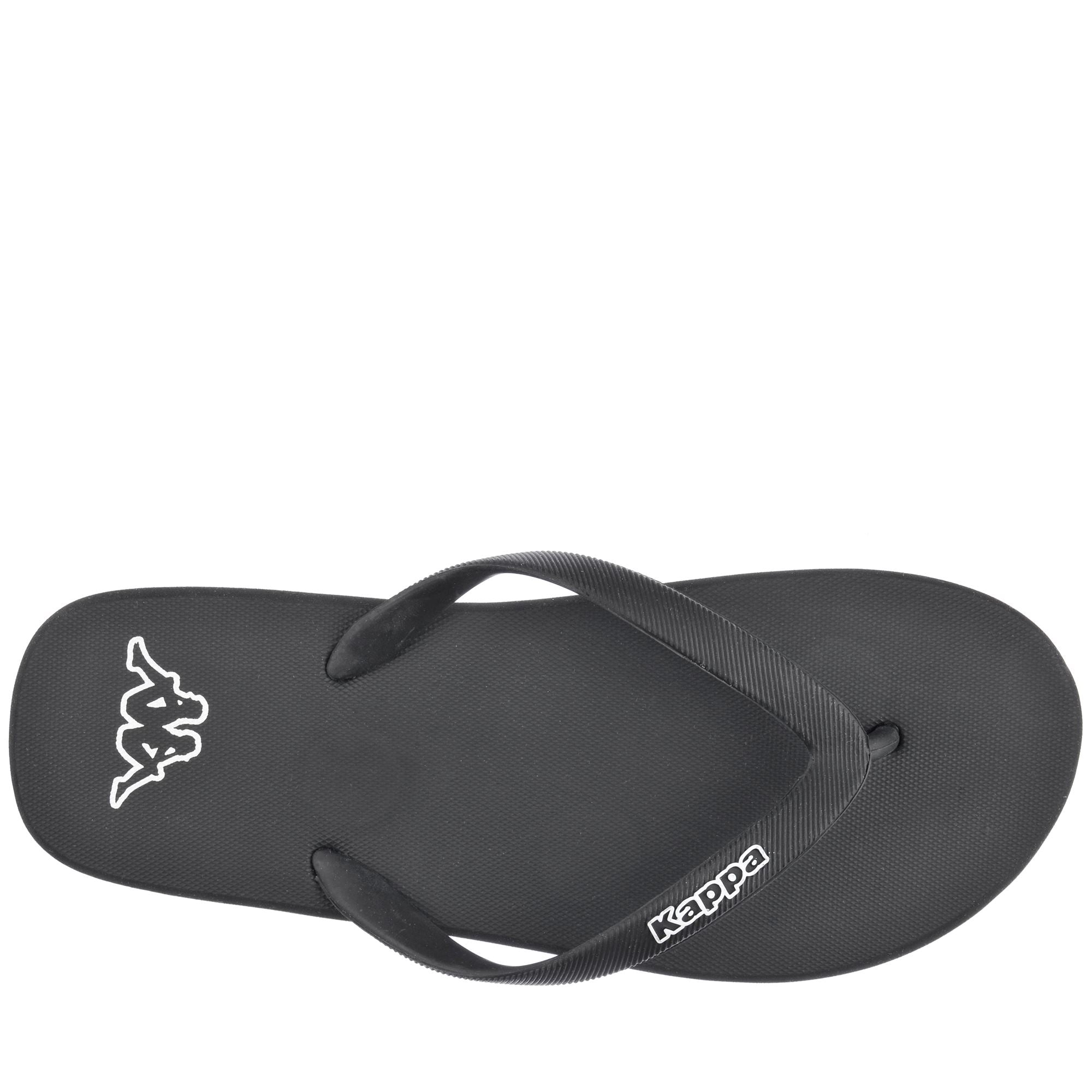 LOGO MOKER Flip Flops Infradito Unisex BLACK WHITE