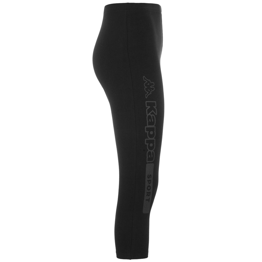 Pants Woman LOGO BERLAM SKIN Sport Trousers BLACK Dressed Front (jpg Rgb)	