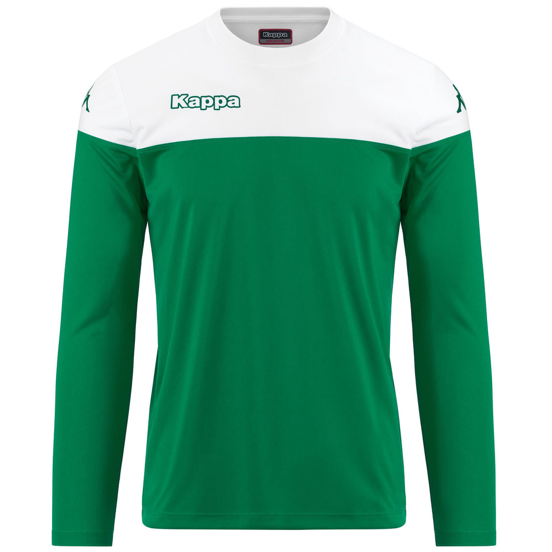 Active Jerseys Man KAPPA4SOCCER MARETO Shirt GREEN-WHITE Photo (jpg Rgb)			