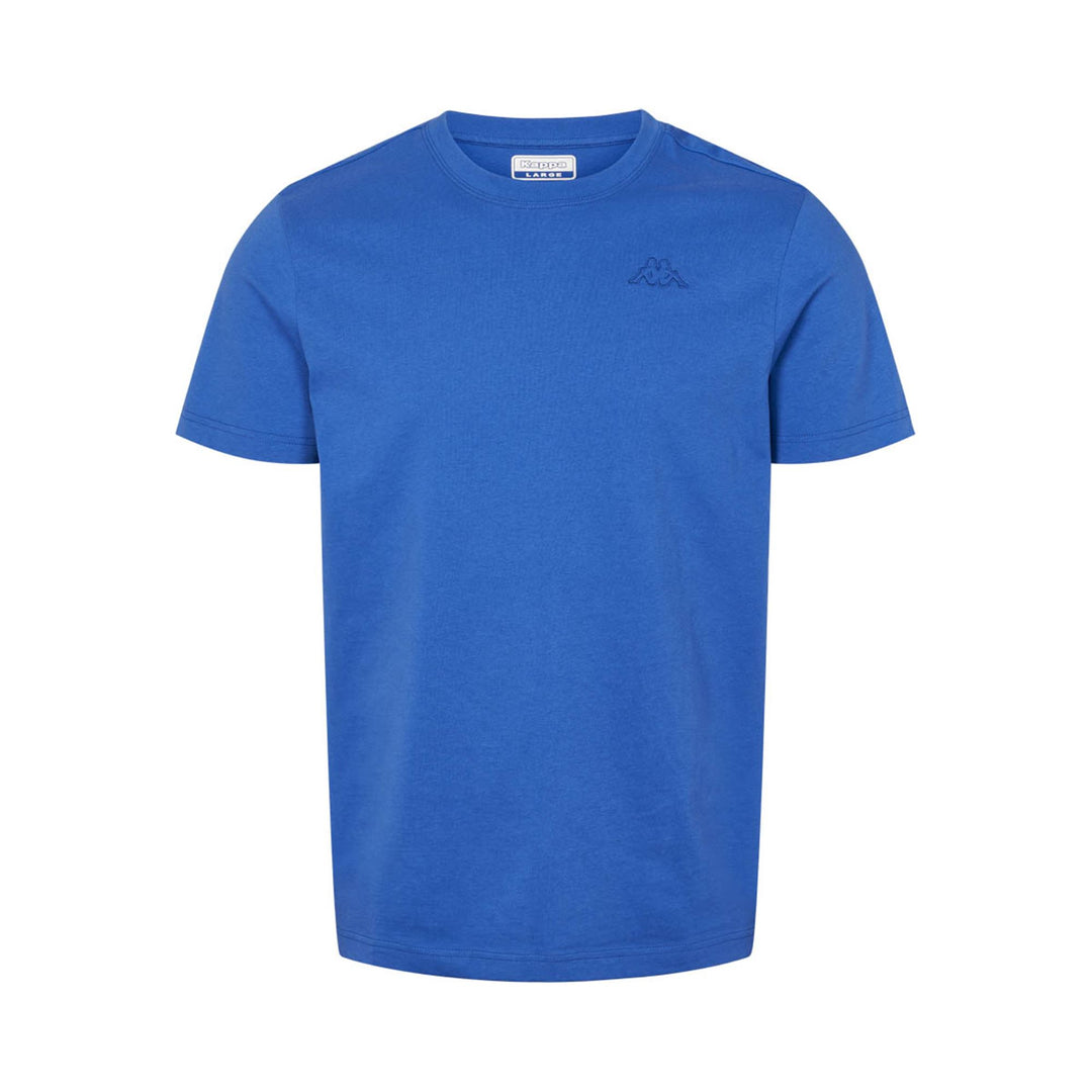 T-ShirtsTop Man LOGO KORPO CAFERS SLIM T-Shirt BLUE ROYAL - BLUE SODALITE Dressed Front (jpg Rgb)	