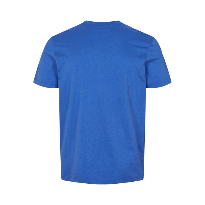 T-ShirtsTop Man LOGO KORPO CAFERS SLIM T-Shirt BLUE ROYAL - BLUE SODALITE Dressed Back (jpg Rgb)		