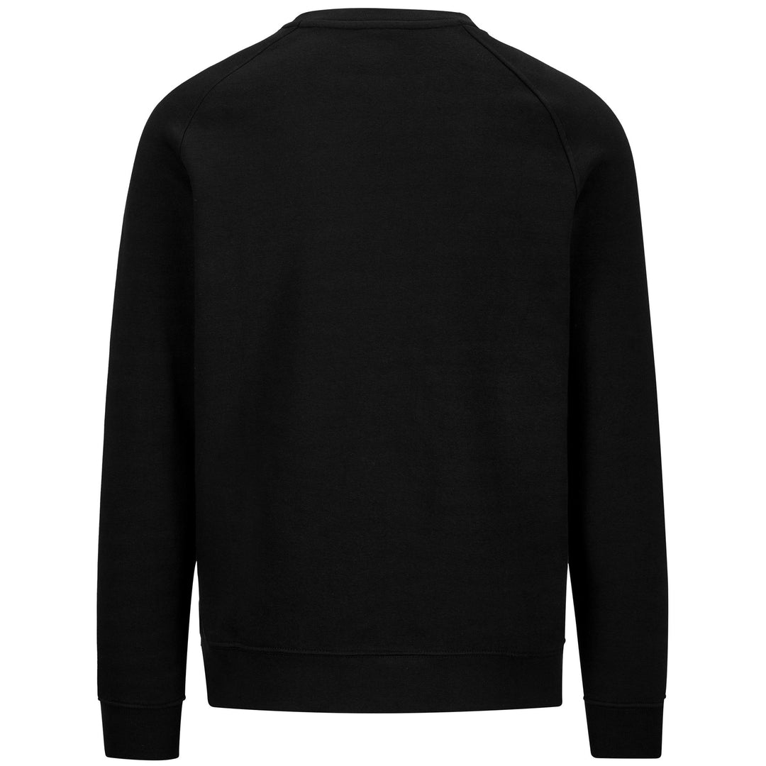 Fleece Man LOGO KORPO CAIMALI Jumper BLACK - BLACK GREYISH Dressed Side (jpg Rgb)		