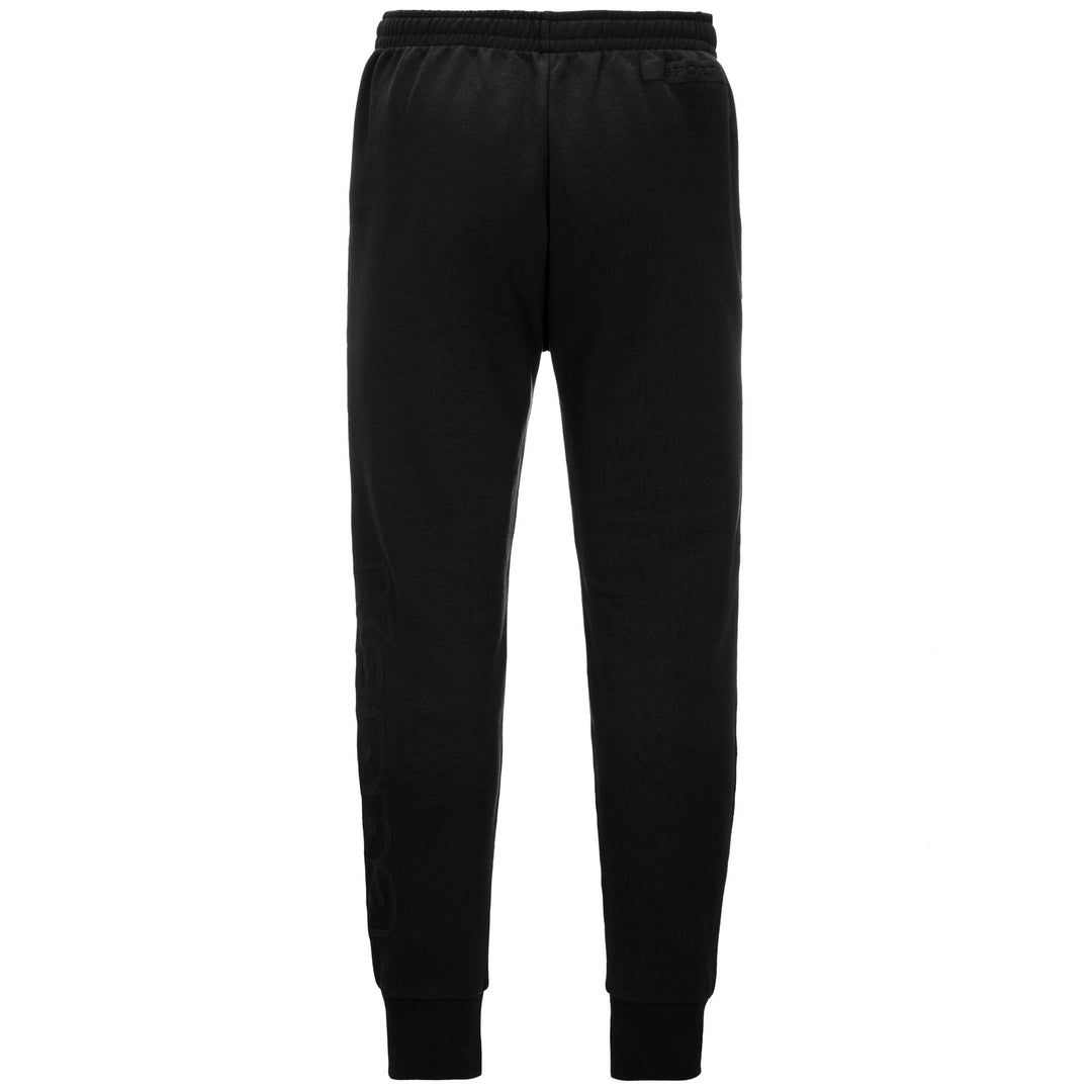 Pants Man LOGO BIPANT SLIM Sport Trousers BLACK Dressed Side (jpg Rgb)		