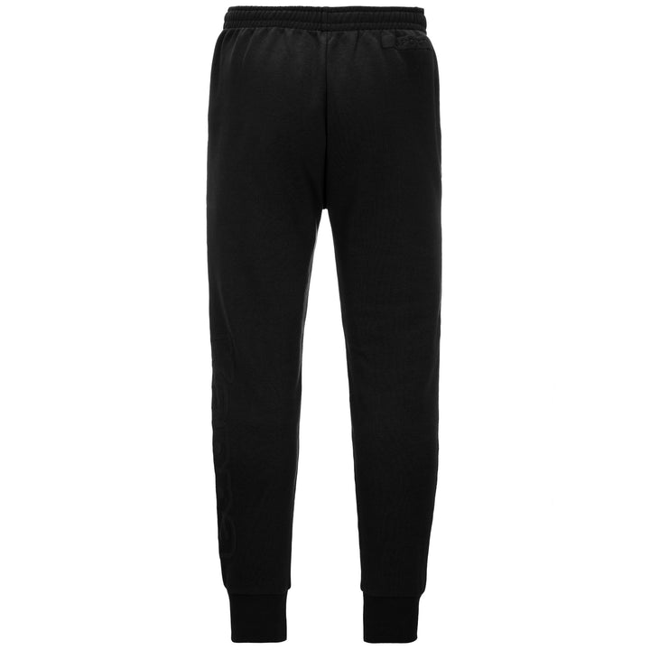 Pants Man LOGO BIPANT SLIM Sport Trousers BLACK Dressed Side (jpg Rgb)		