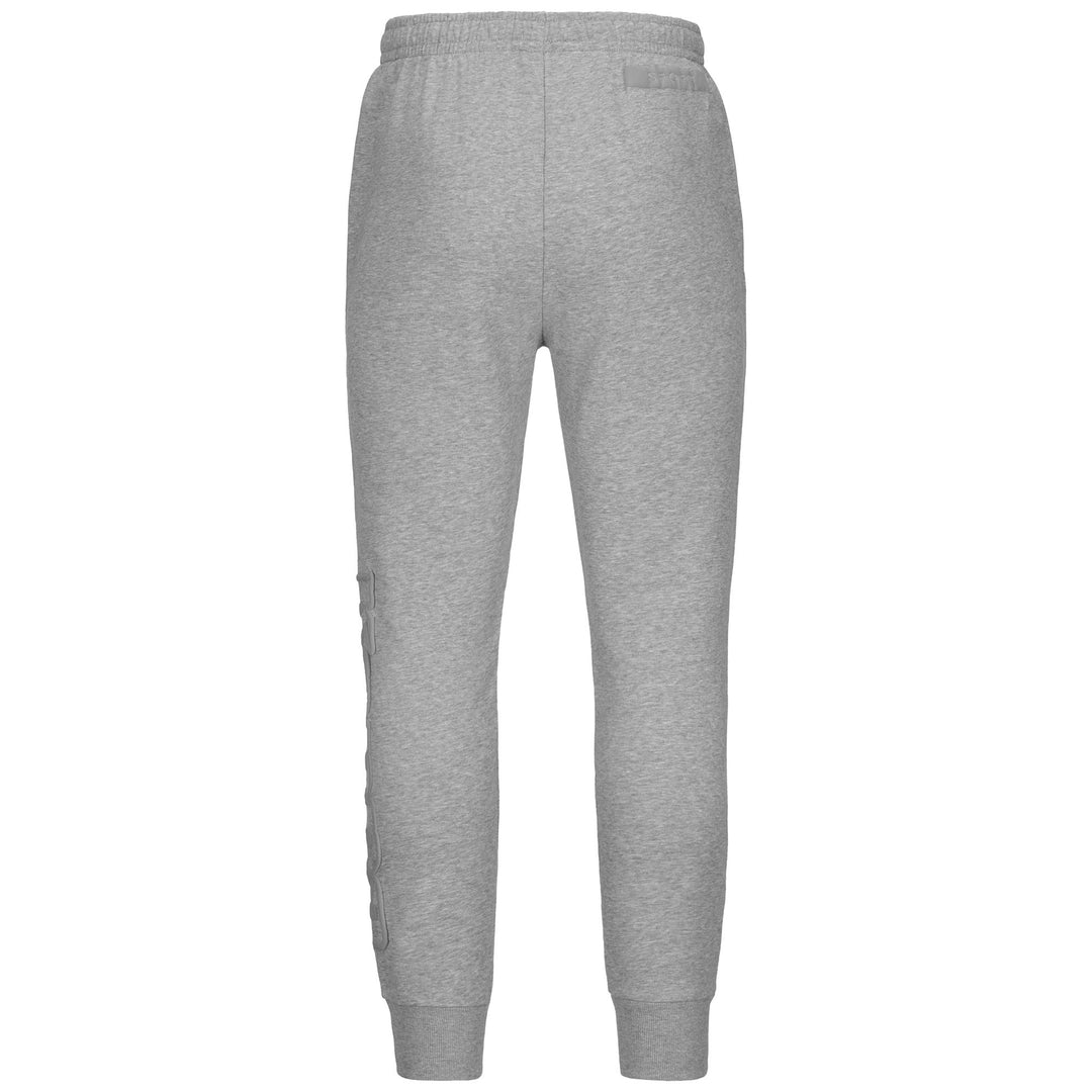 Pants Man LOGO BIPANT SLIM Sport Trousers GREY MD MEL Dressed Side (jpg Rgb)		