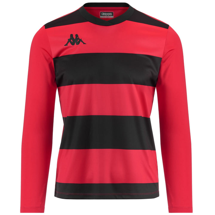 Active Jerseys Man KAPPA4SOCCER CASERNHOR Shirt BLACK-RED Photo (jpg Rgb)			