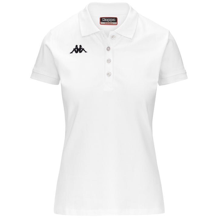 Polo Shirts Woman Kappa4training Menata Polo WHITE Photo (jpg Rgb)			