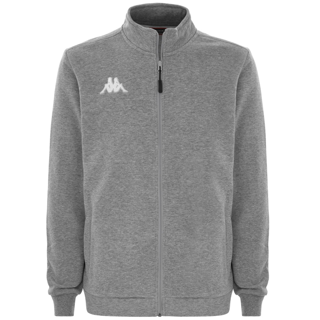 Fleece Man KAPPA4SOCCER MEDUNO Jacket GREY MD MEL Photo (jpg Rgb)			