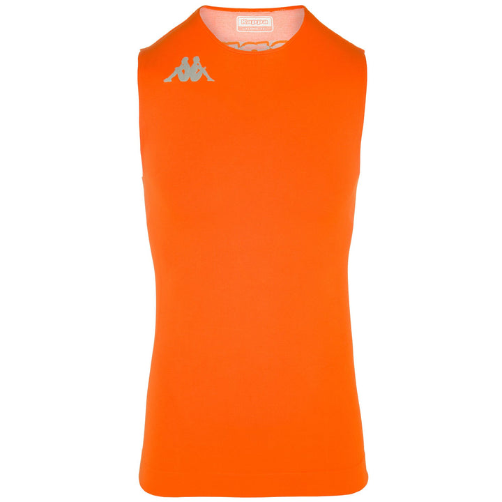 Skin T-ShirtsTop Unisex KAPPA4SKIN KOMBAT BANK Tank ORANGE Photo (jpg Rgb)			