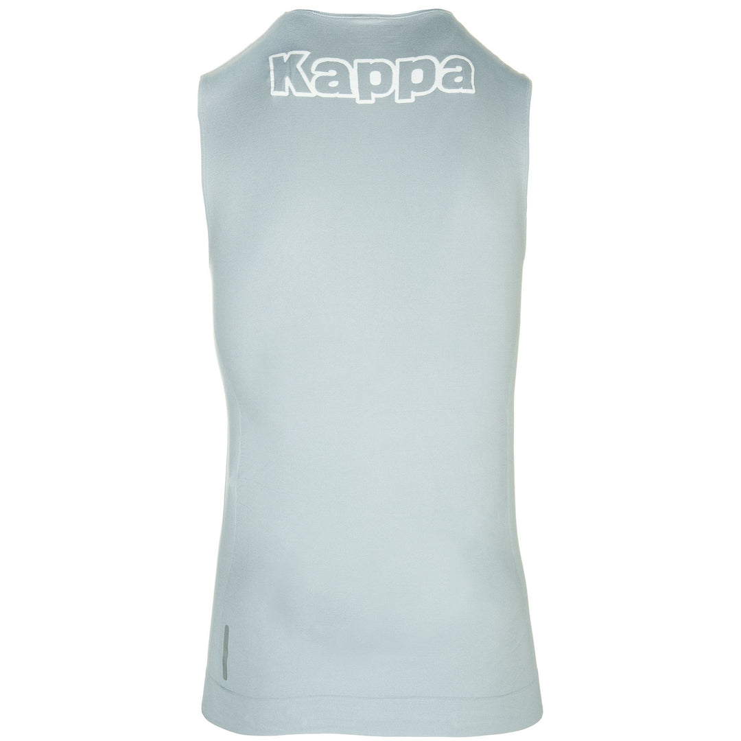 Skin T-ShirtsTop Unisex KAPPA4SKIN KOMBAT BANK Tank GREY COLD Dressed Front (jpg Rgb)	