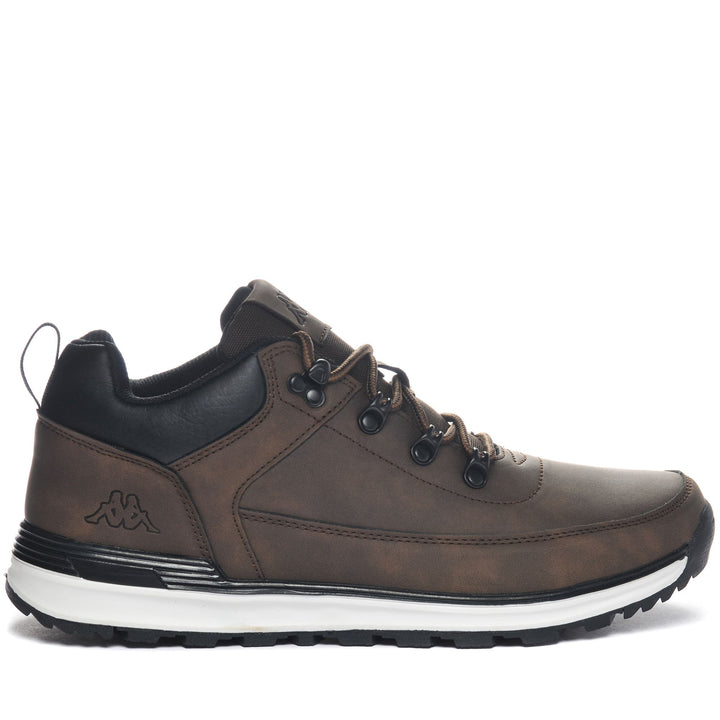 Sneakers Man LOGO MONSI Low Cut BROWN DK-BLACK Photo (jpg Rgb)			