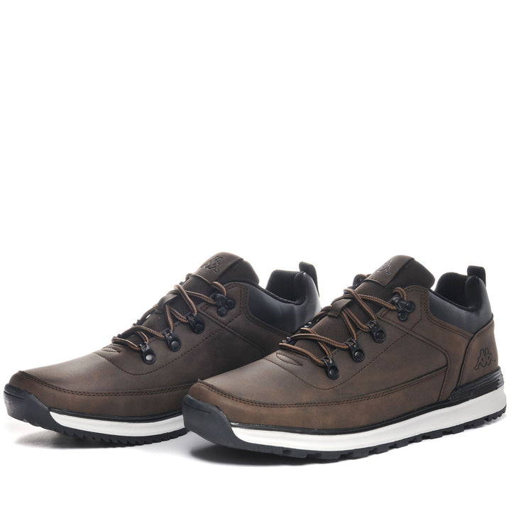 Sneakers Man LOGO MONSI Low Cut BROWN DK-BLACK Detail (jpg Rgb)			