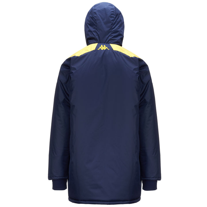 Jackets Man ARMINZIP PRO 7 DEPORTIVO Long BLUE MARINE-YELLOW Dressed Side (jpg Rgb)		