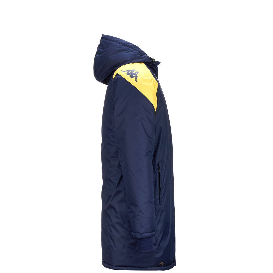 Jackets Man ARMINZIP PRO 7 DEPORTIVO Long BLUE MARINE-YELLOW Dressed Front (jpg Rgb)	