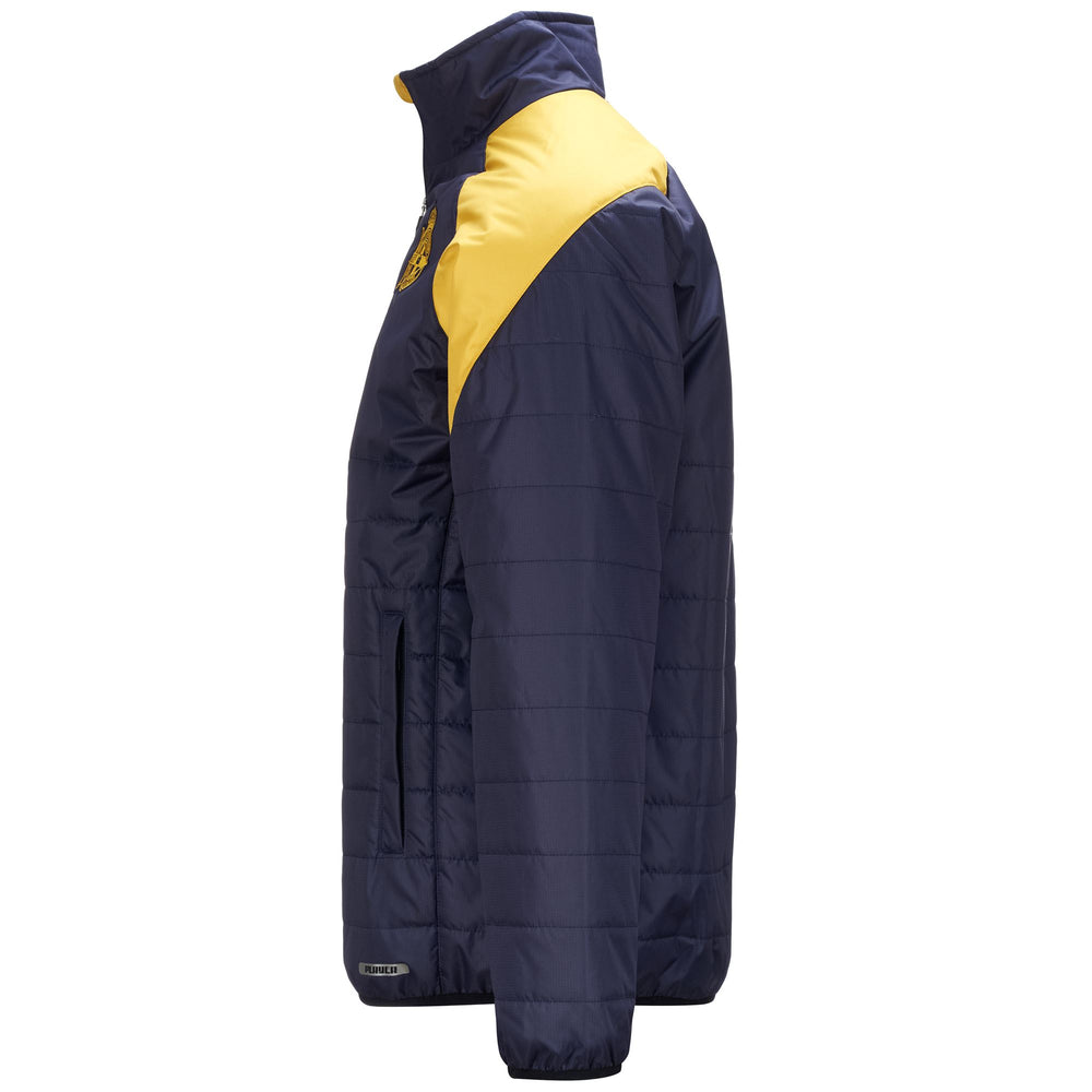 Jackets Man ARSECO 7 DEPORTIVO Mid BLUE MARINE-YELLOW Dressed Front (jpg Rgb)	