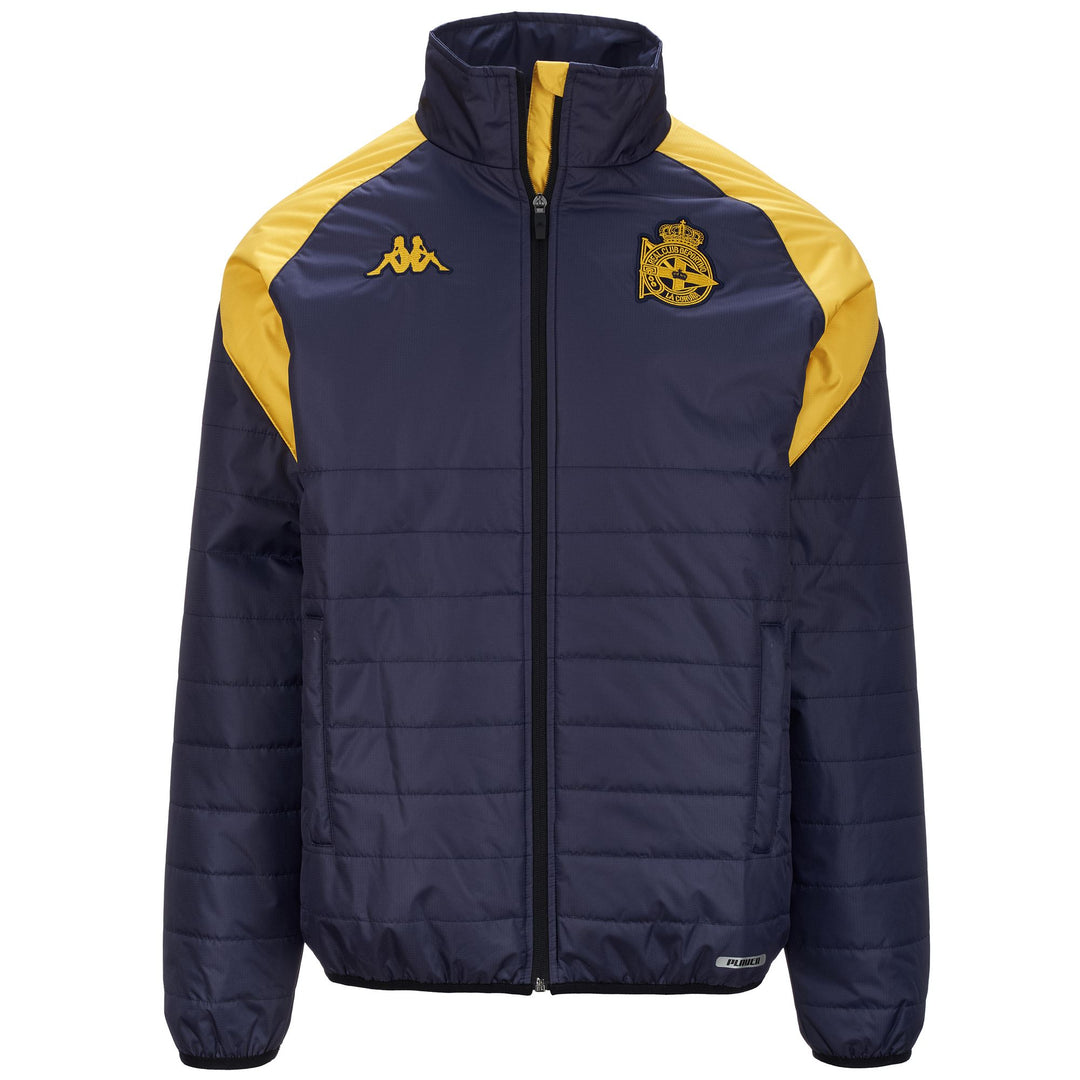 Jackets Man ARSECO 7 DEPORTIVO Mid BLUE MARINE-YELLOW Photo (jpg Rgb)			