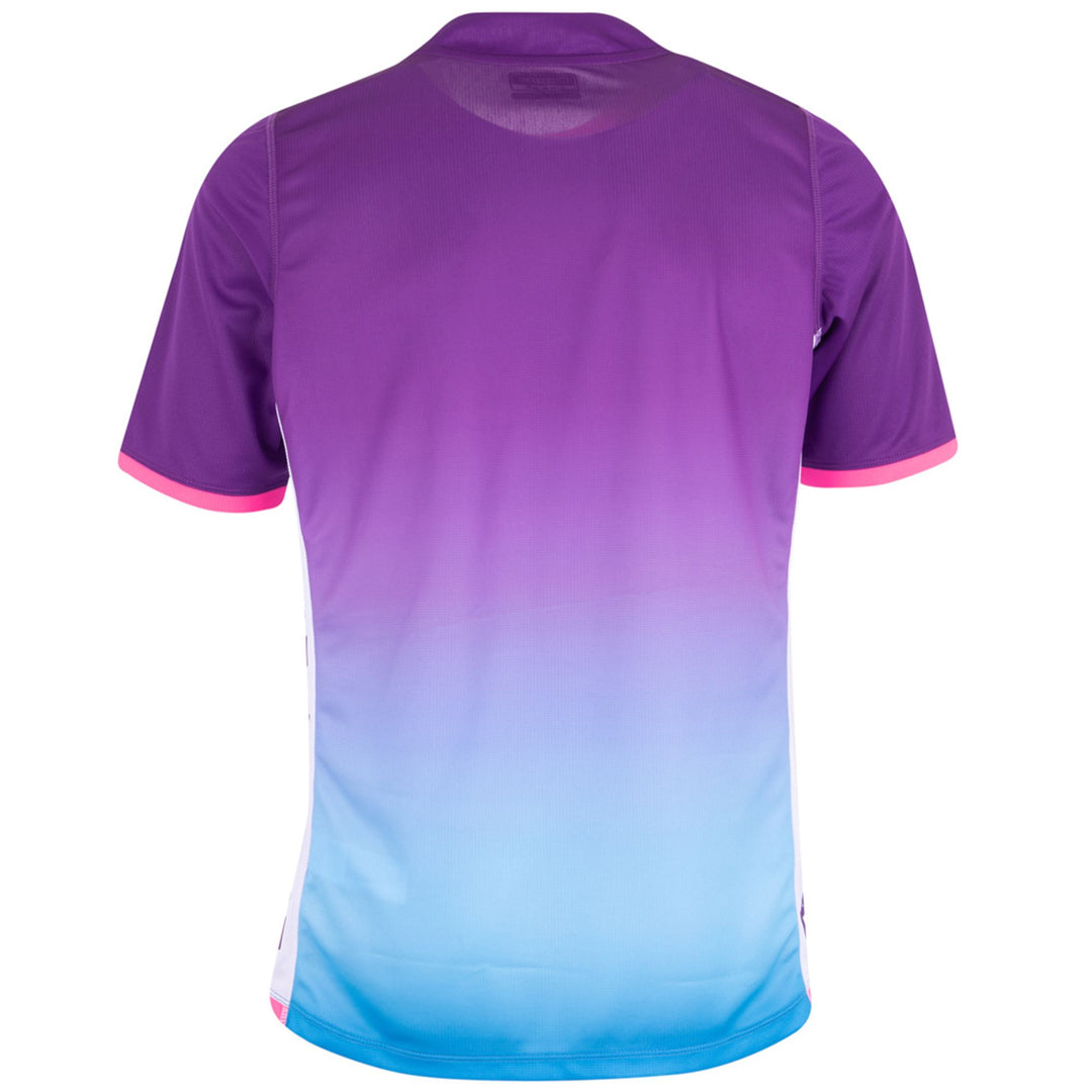 Active Jerseys Man KOMBAT 2024 VALLADOLID Shirt VIOLET MD - BLUE SKY - FUCHSIA Dressed Side (jpg Rgb)		