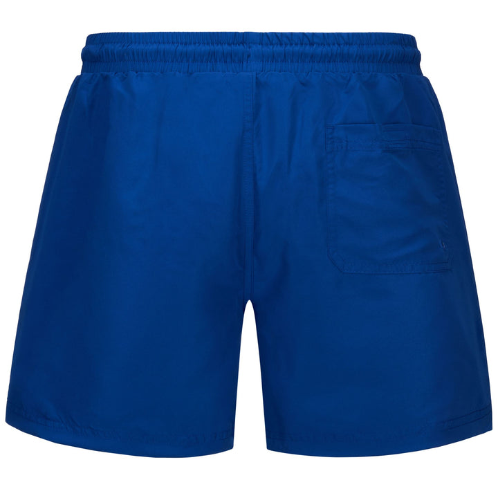 Bathing Suits Man LOGO FRIOGO Swimming Trunk BLUE CLASSIC Dressed Side (jpg Rgb)		