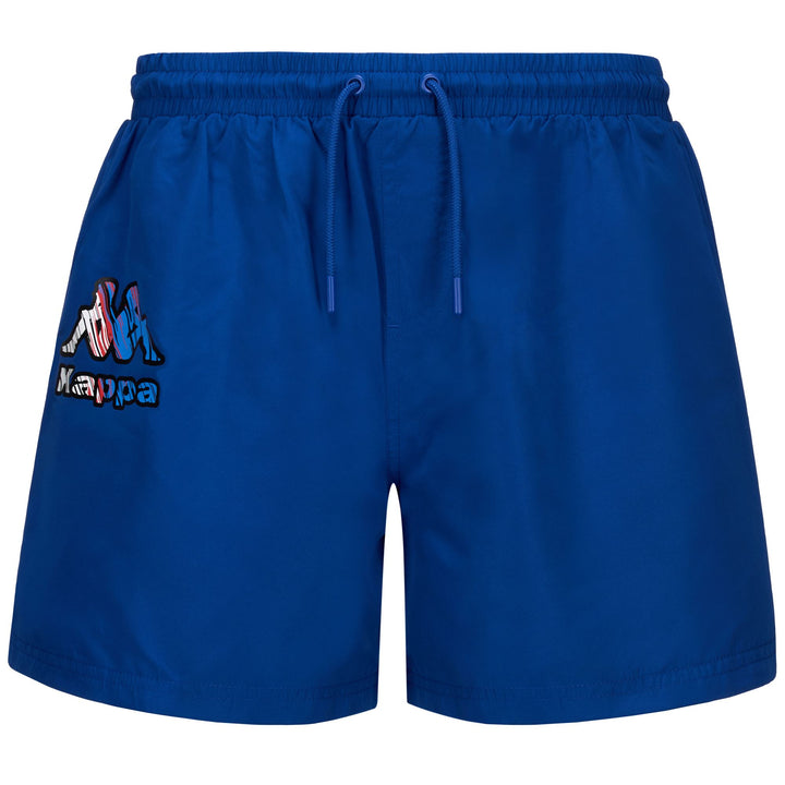 Bathing Suits Man LOGO FRIOGO Swimming Trunk BLUE CLASSIC Photo (jpg Rgb)			