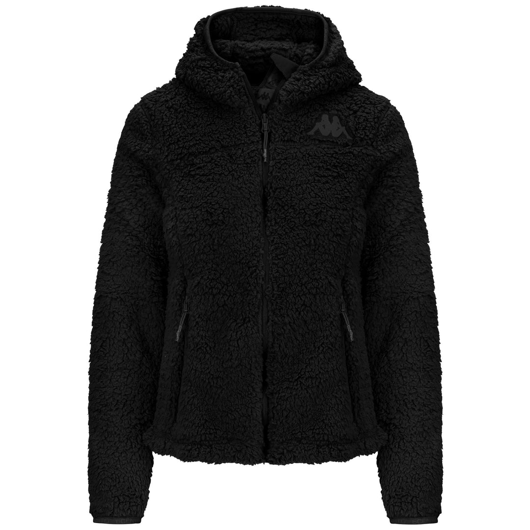 Fleece Woman 6CENTO 645C Jacket BLACK Photo (jpg Rgb)			