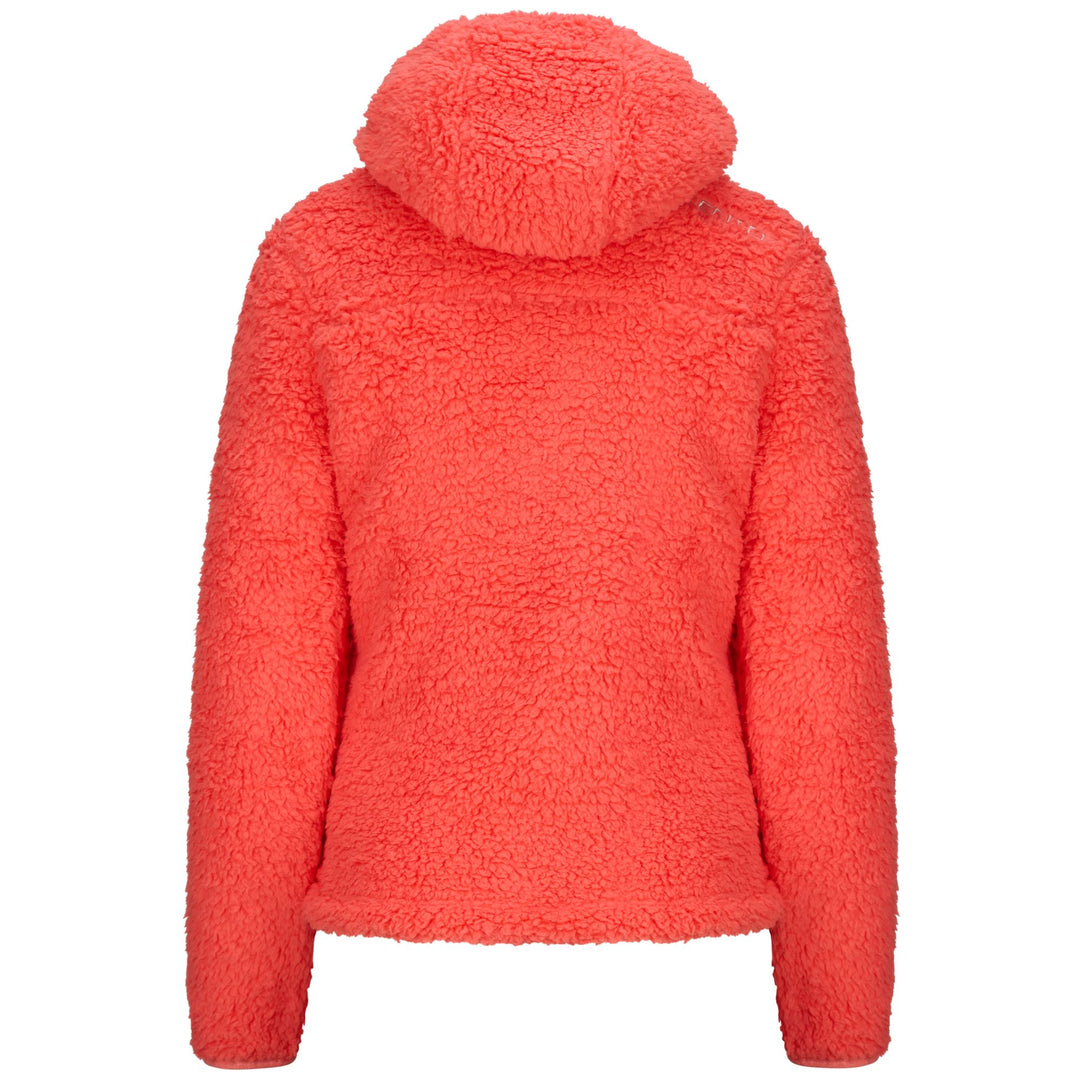 Fleece Woman 6CENTO 645C Jacket PINK SHELL Dressed Side (jpg Rgb)		