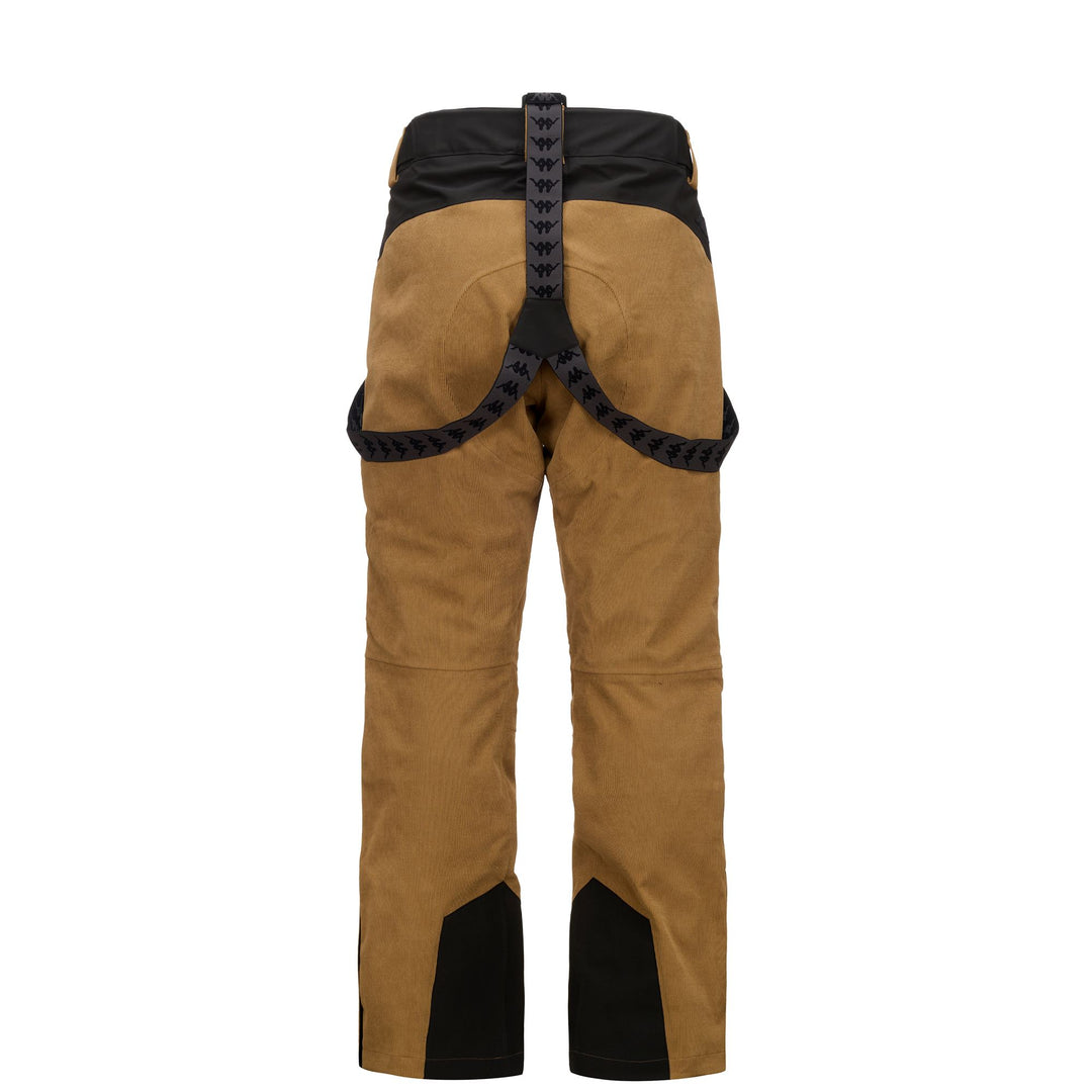 Pants Man 6CENTO 622V Sport Trousers BROWN BONE - BLACK Dressed Side (jpg Rgb)		