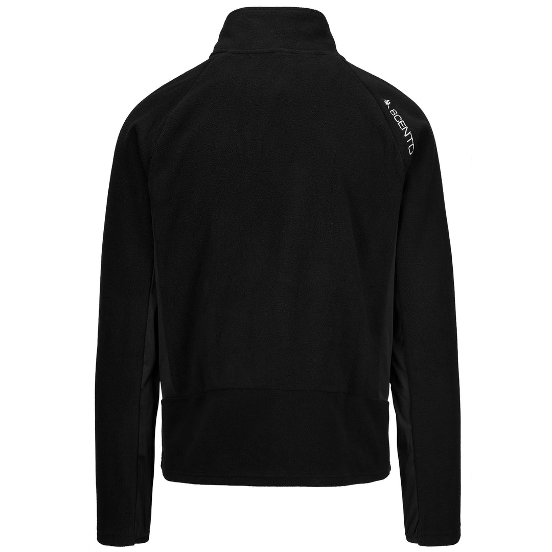 Fleece Man 6CENTO 687C Jacket BLACK Dressed Side (jpg Rgb)		