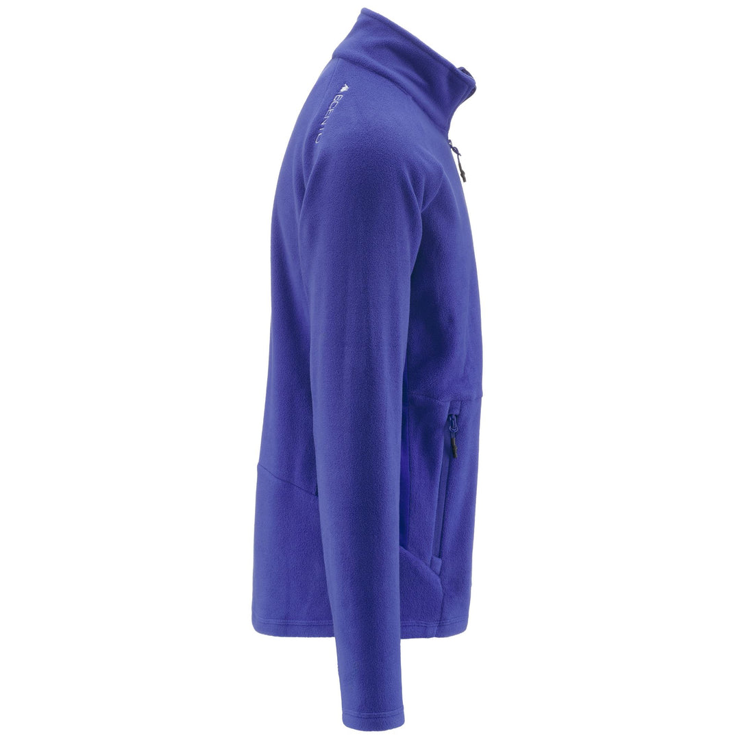 Fleece Man 6CENTO 687C Jacket BLUE SPECTRUM Dressed Front (jpg Rgb)	