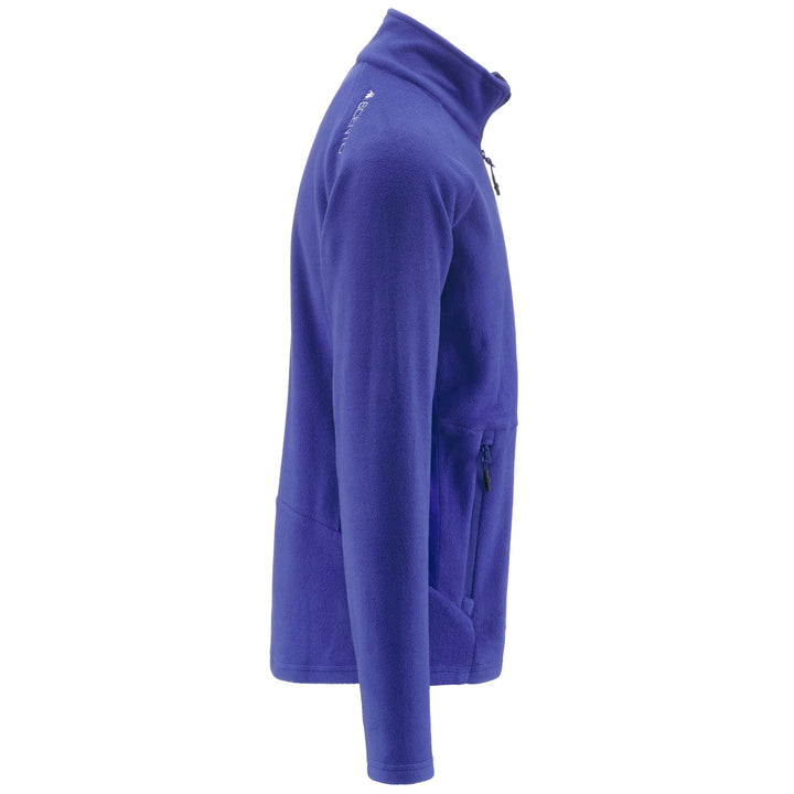 Fleece Man 6CENTO 687C Jacket BLUE SPECTRUM Dressed Front (jpg Rgb)	